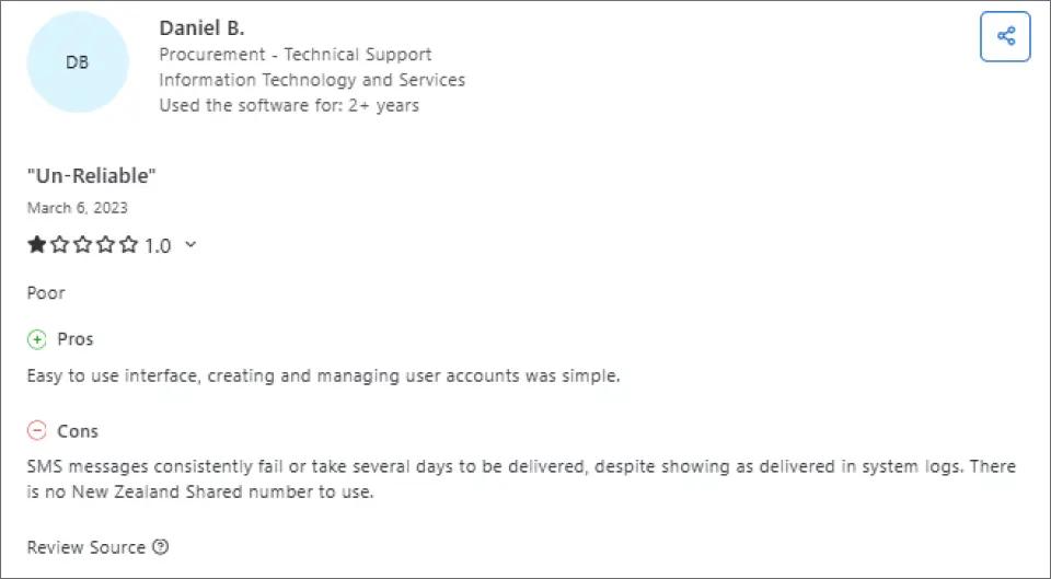 Slow Message Delivery