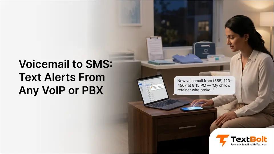 Voicemail to SMS