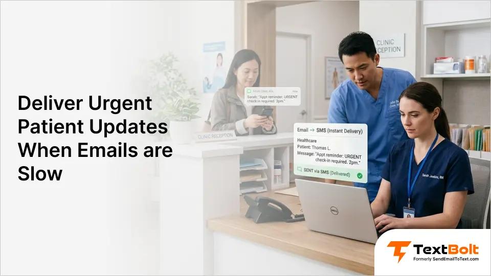 Deliver Urgent Patient Updates When Emails are Too Slow