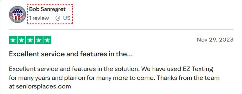 Long-term reliability- Ez Texting
