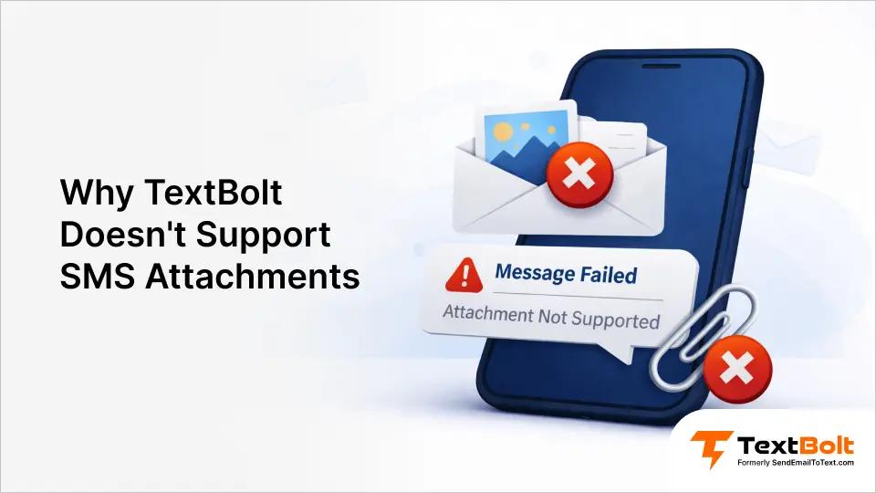 Why TextBolt Doesn't Support SMS Attachments
