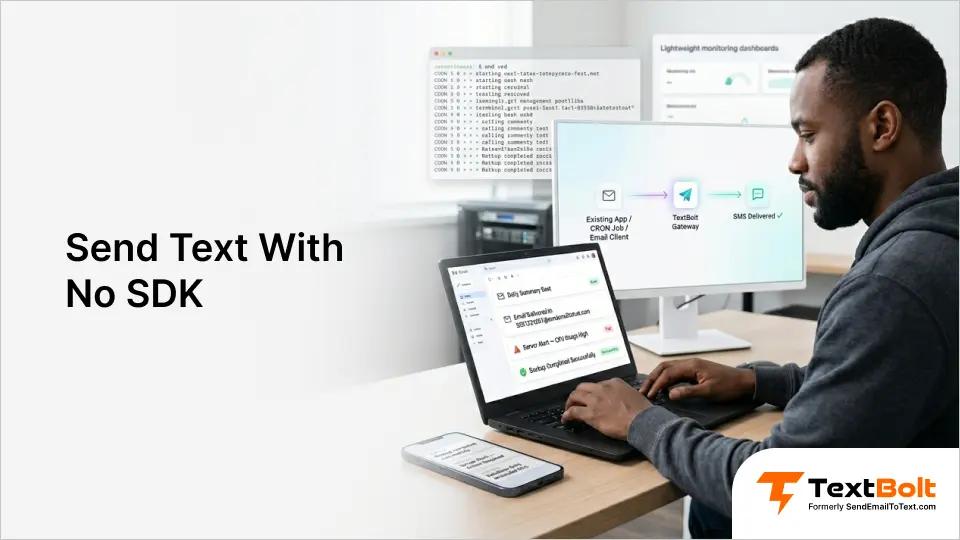Send Text With No SDK