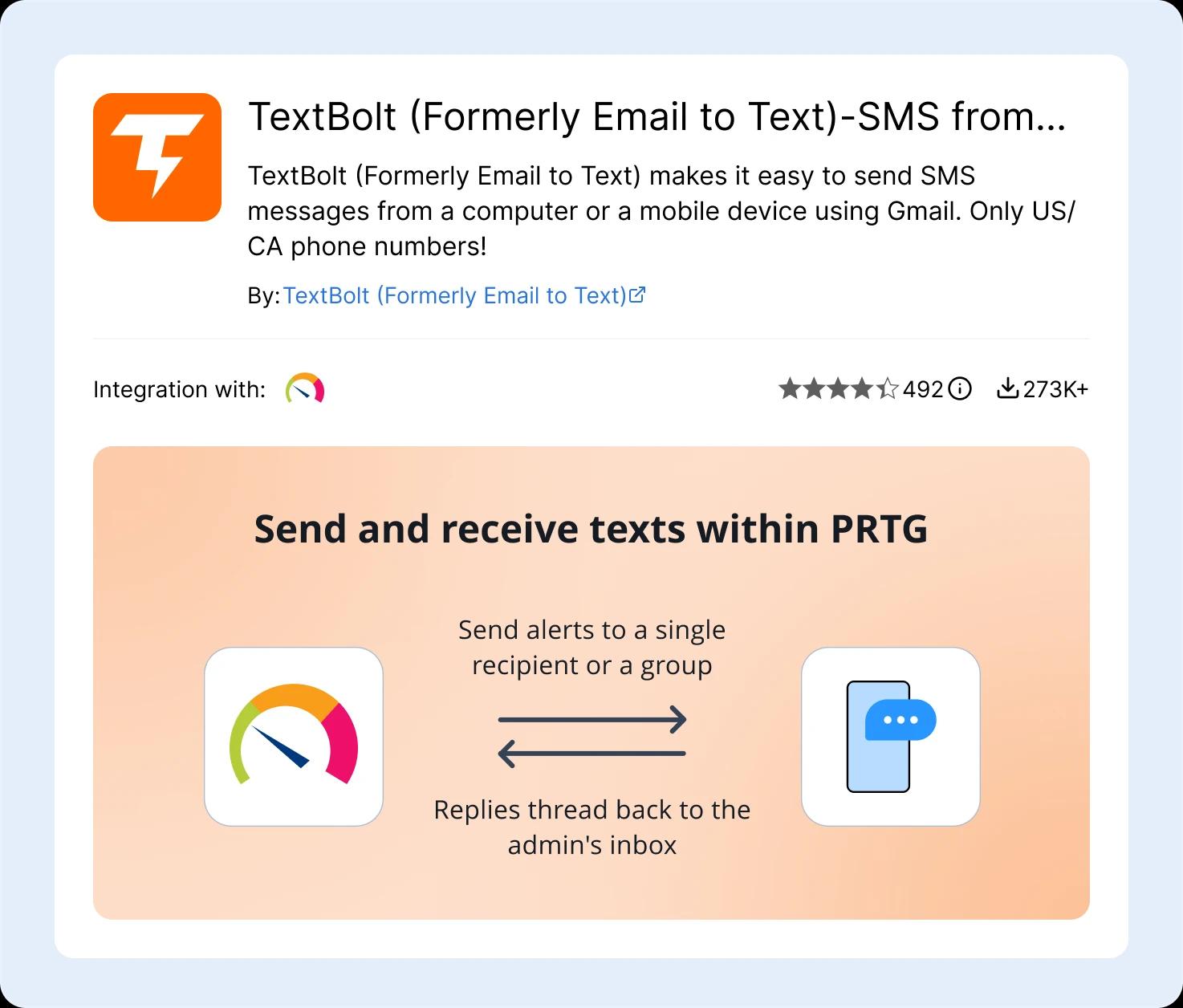 Set Up PRTG SMS