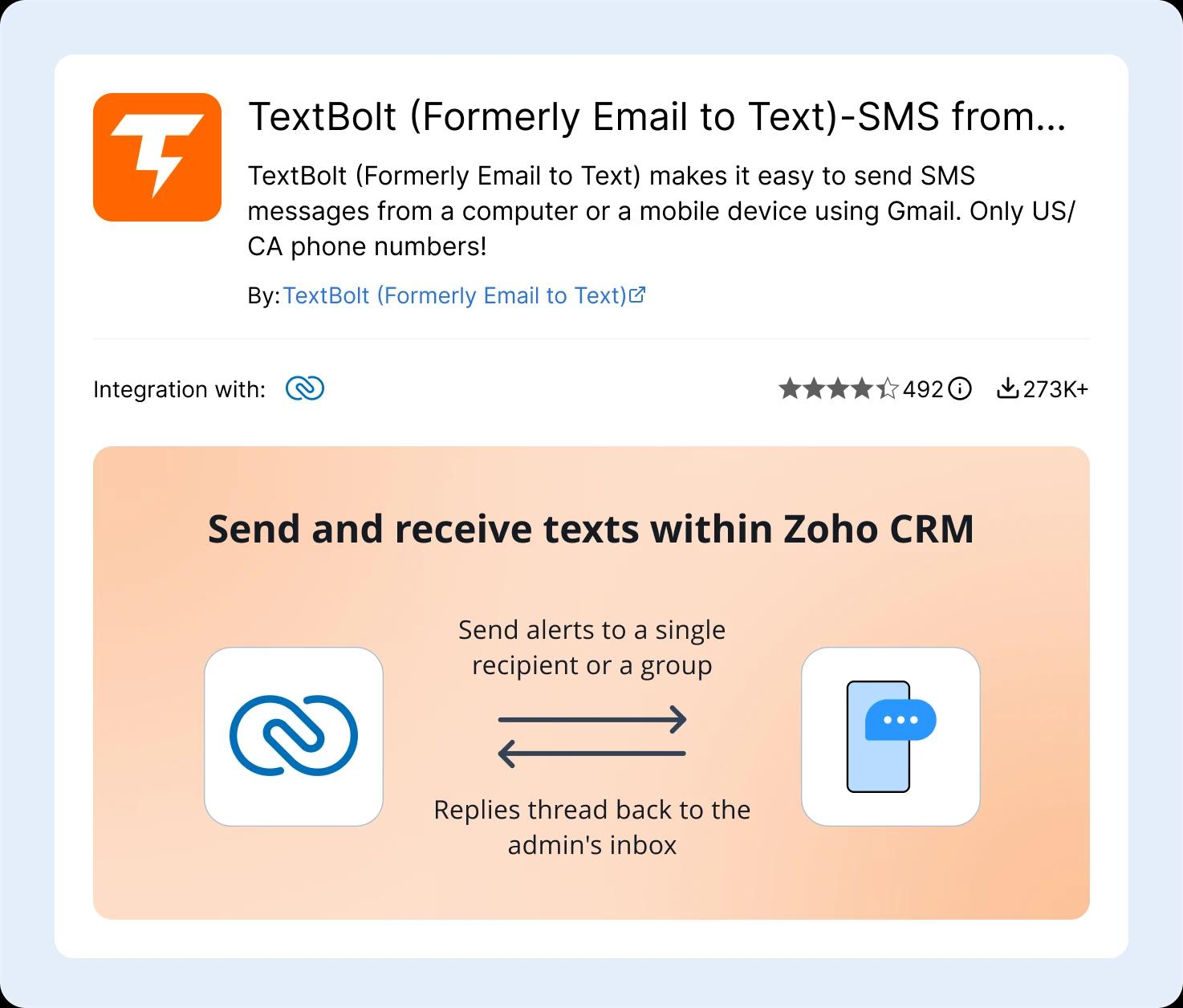 Set Up Zoho CRM Internal SMS