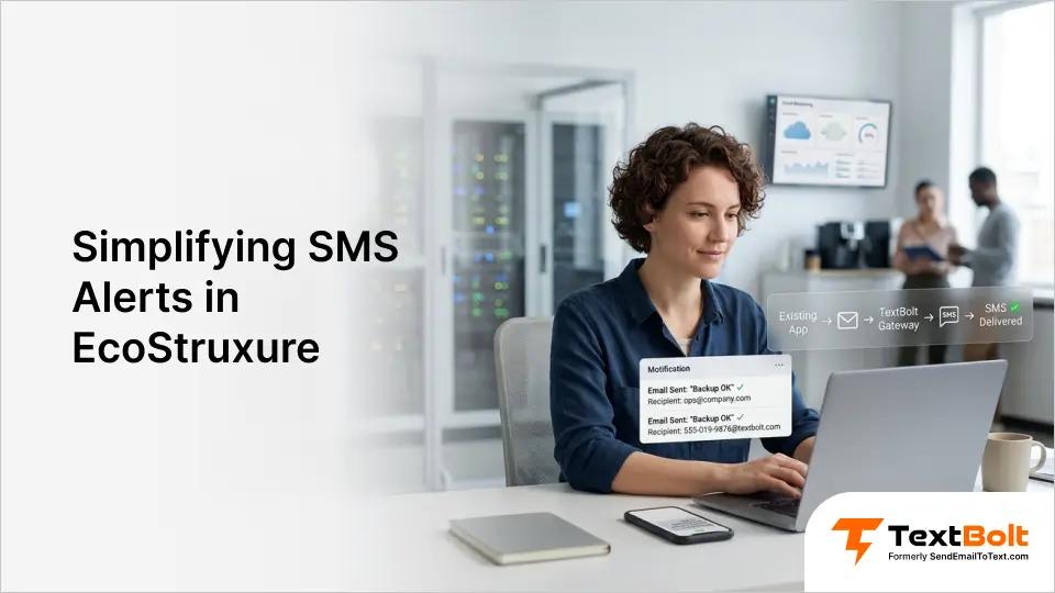 Simplifying SMS Alerts in EcoStruxure